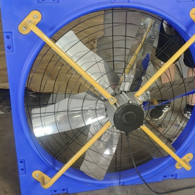 Разгонный вентилятор с HDPE корпусом, 6 лопастей, модель 1380