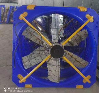 Разгонный вентилятор с HDPE корпусом, 6 лопастей, модель 1140